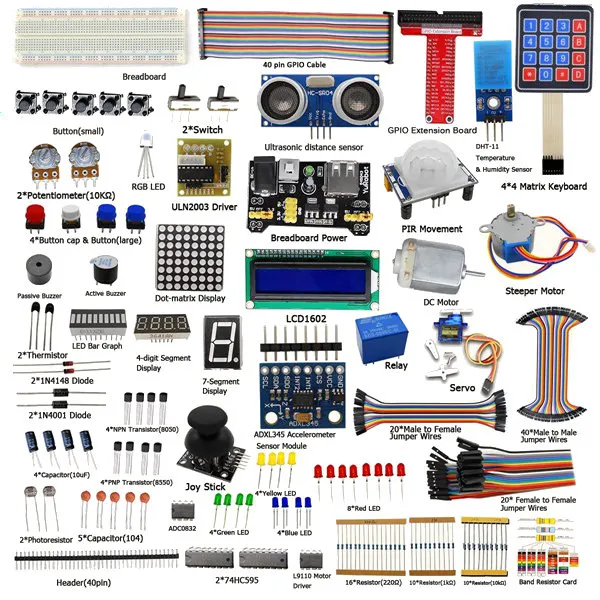 

DIY Starter Learning Kit For Raspberry Pi 2