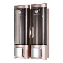 Chuangdian настенный ручной дозатор мыла двойной жидкий шампунь дозатор-гель для душа шампанское