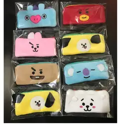 Happy monkey Новый bts bt21 плюшевые мягкие Толстовка милые PlushCoinBag PencilCase подарок на день рождения игрушка для детей Взрослые