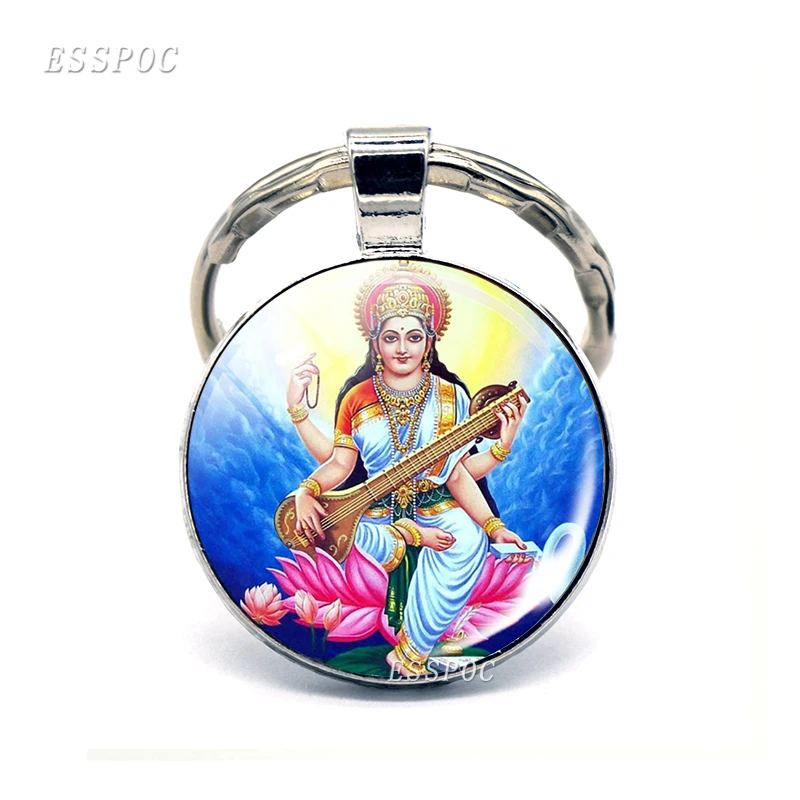 Lakshmi буддистский кулон брелок для йоги ювелирные изделия стеклянные