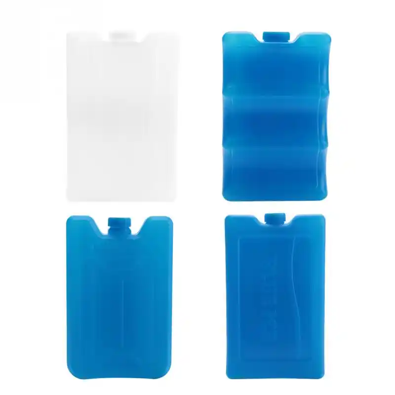 White One-Side Contoured Long Lasting Ice Packs Resuable Freezer Packs Double-Sided Contoured Shaped Fits Around Breastmilk Bottles for Breast Milk Storage Can Coolers Lunch Box Keep Fresh 600ml