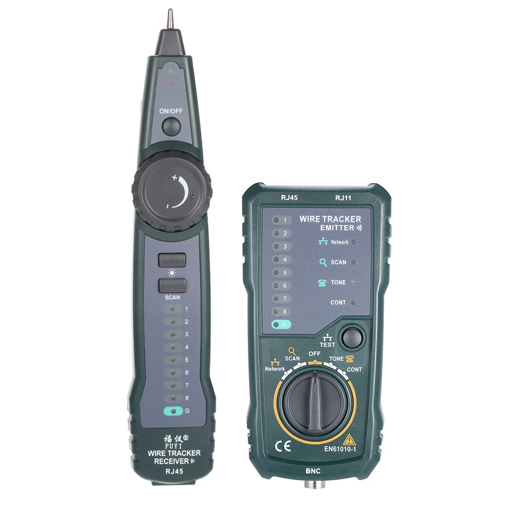 

FY868 Multi-function Wire Tracker Hand-held Cable Testing Tool Hunting for RJ45 Connectors Telephone Wires With RJ11