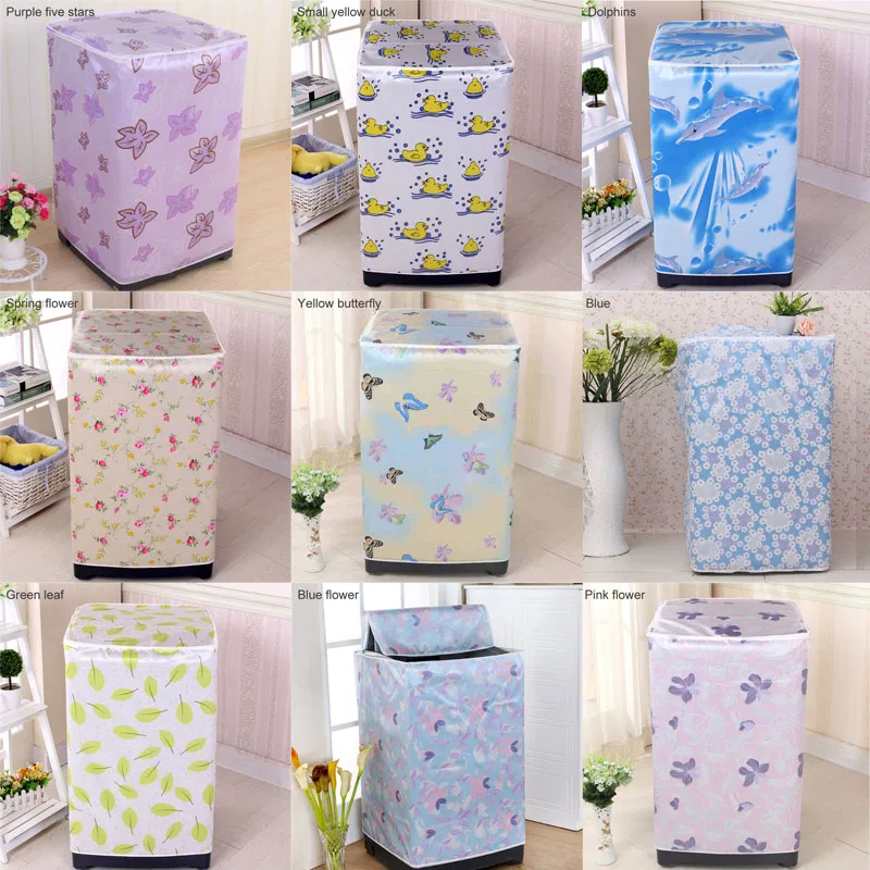 

Household Merchandises Waterproof Case PVC Dust Proof Cover Washing Machine Covers 1 Pcs Front Loading Protective Dust Jacket