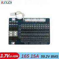 16 S 15A li - ion 67.2 V BMS PCM บอร์ดป้องกันแบตเตอรี่ bms pcm สำหรับจักรยานไฟฟ้าแบตเตอรี่ pack