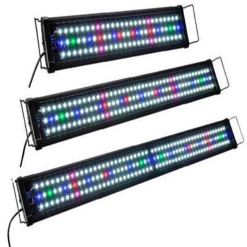 

shing Light Aquarium LED Lighting Spectrum Plant Coral Marine Full Spectrum Fish Tank Lights for Aquarium Tools 20-48cm