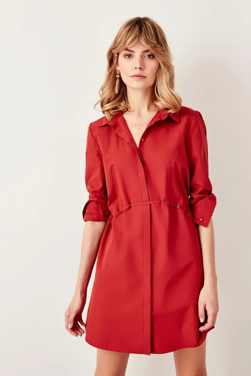 Trendyol платье со шнуровкой TWOSS19AA0046|Платья| |