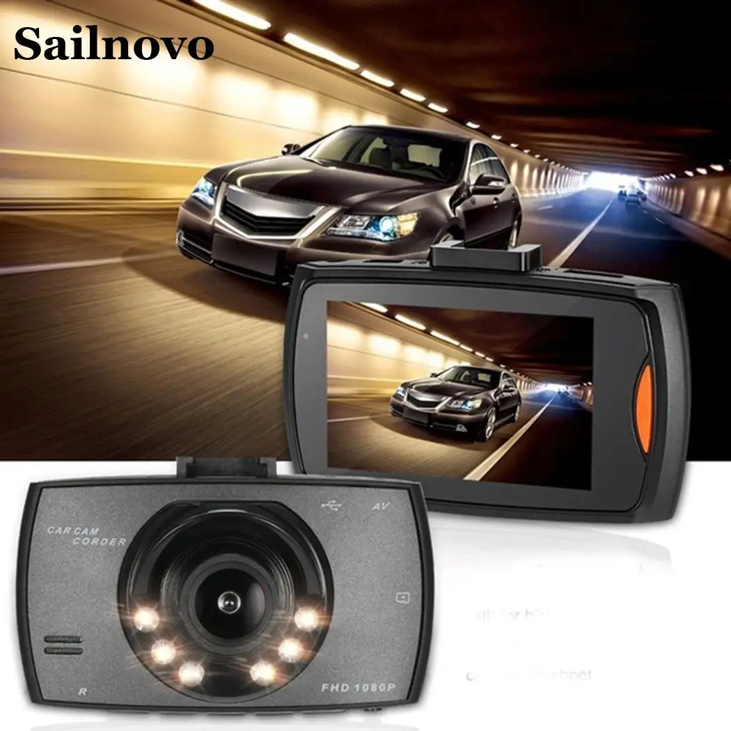 

2.4" HD 1080P Car Dash Camera Front and Rear Dual Lens Car DVR Driving Recorder Camcorder LCD USB TF Dash Cam