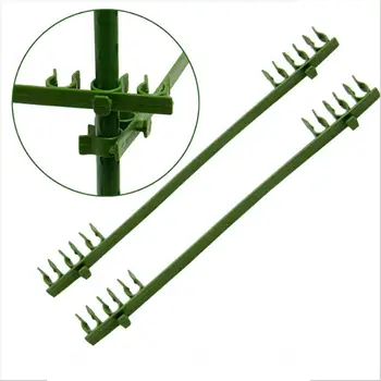

10pcs/pack Agriculture Plant Support Connector Plastic Gardening Pillar Fixed Rod Garden Awning Pole Connecting Rod
