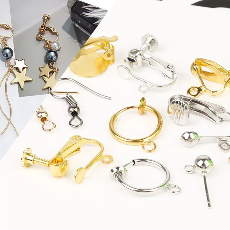 

Hot Silver/ Gold Non-piercing Earcuff Earrings Ear Clip Helix Ear Clip Cartilage Earrings Fashion Jewelry for Women Men