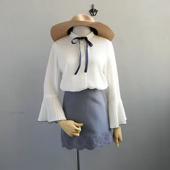 

Cheap wholesale 2017 new Autumn Winter Hot selling women's fashion casual ladies work Shirts L65-17808Z