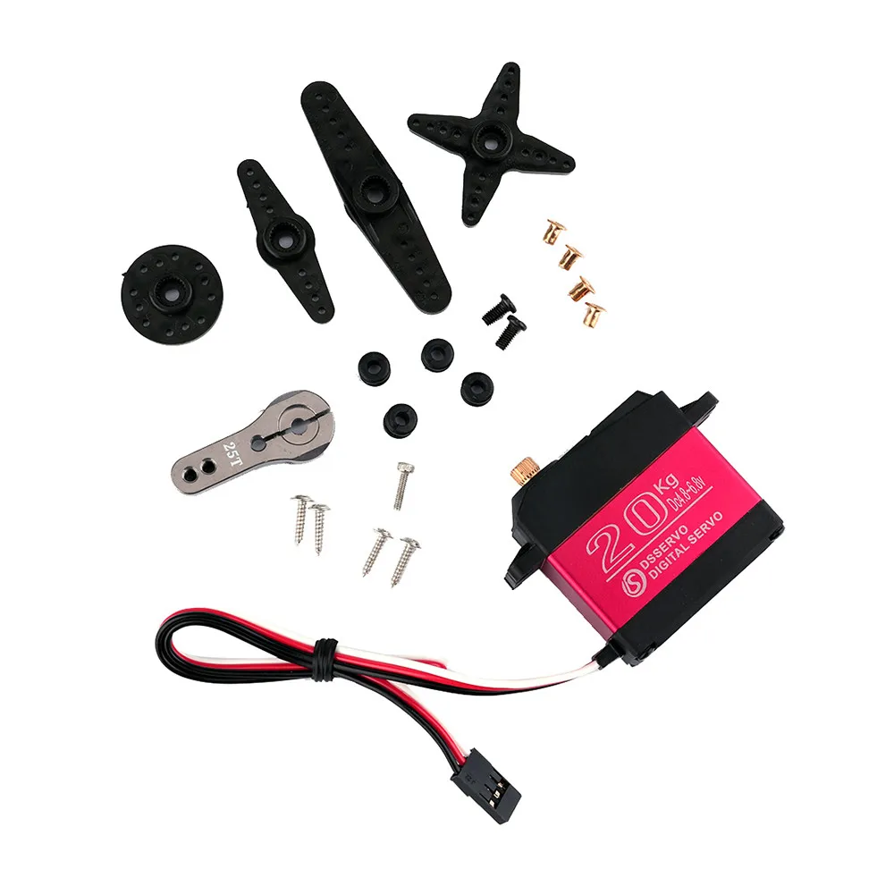 RC Серводвигатель DS3218MG 270 ° 20 кг Цифровой Металлический высокий крутящий момент