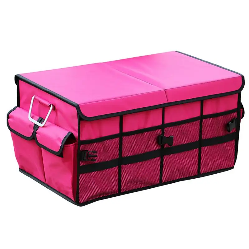 

Car Trunk Organizer For SUV Truck Auto Durable Collapsible Cargo Storage Non Slip Bottom Strips To Prevent Sliding Accessories