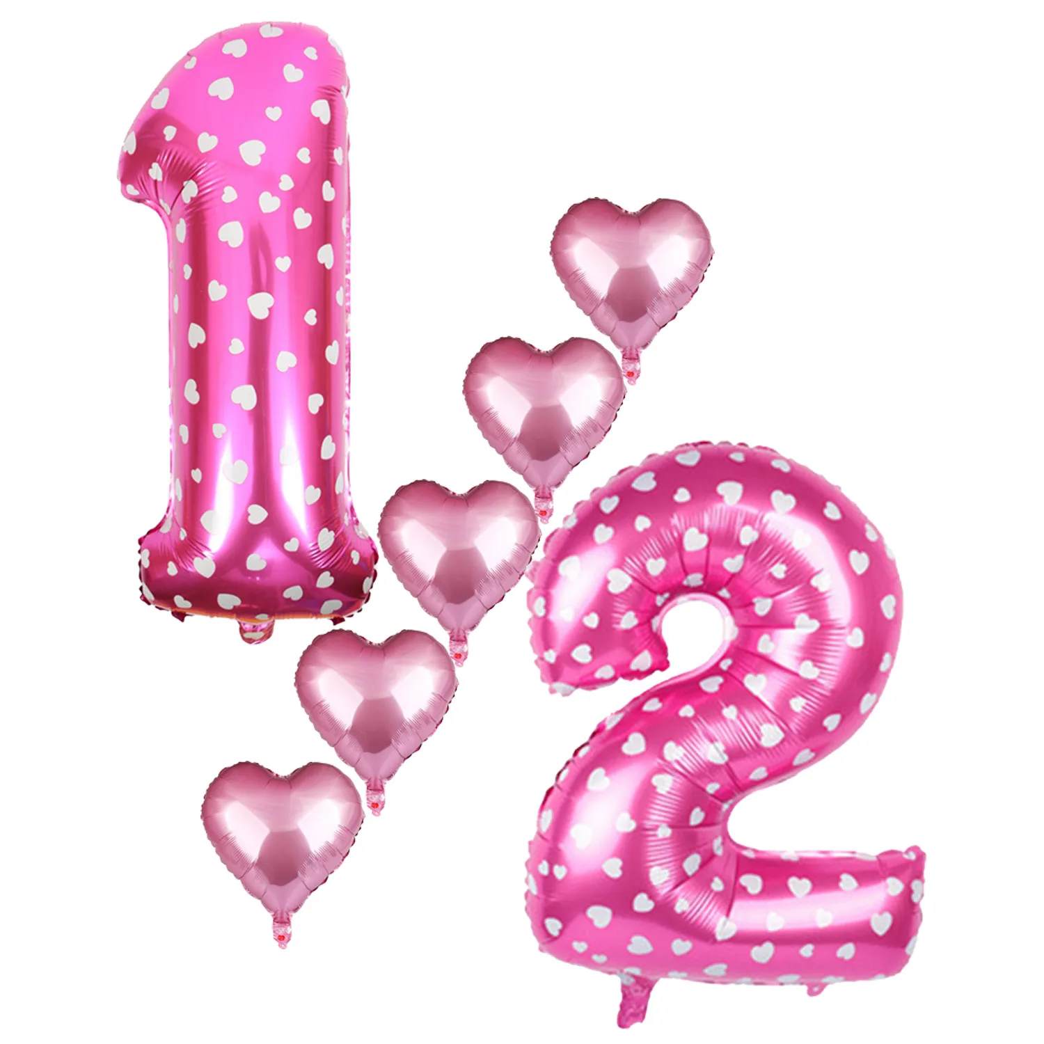 Amawill 1/2 год, голубые латексные воздушные шары на день рождения, 6 месяцев, баннеры на день рождения, украшения для девочек/мальчиков, 7D