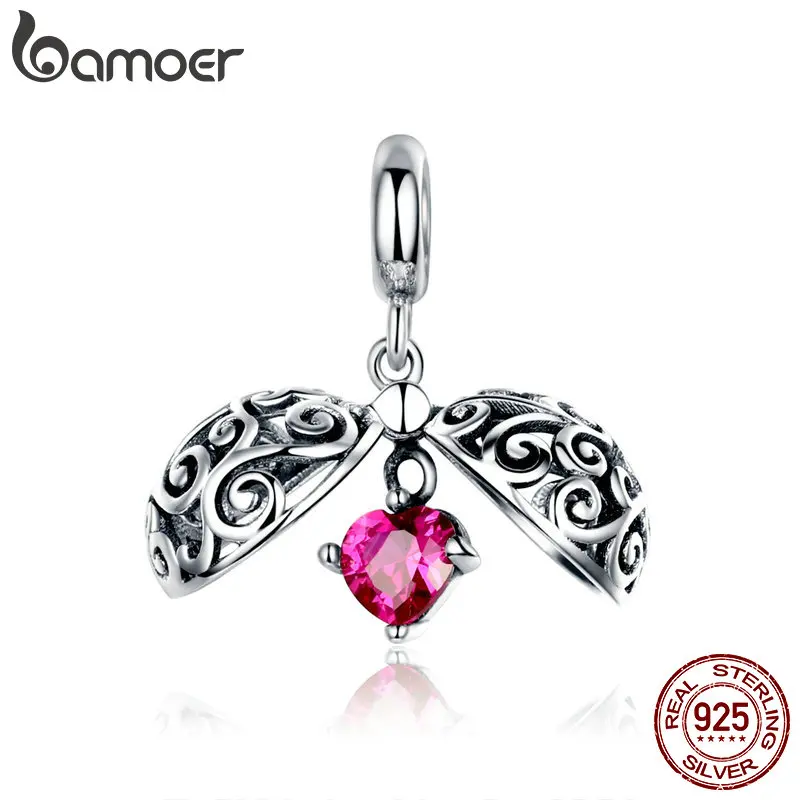 BAMOER 2019 Новый секретный кулон в виде коробки с фруктами из серебра очаровательные