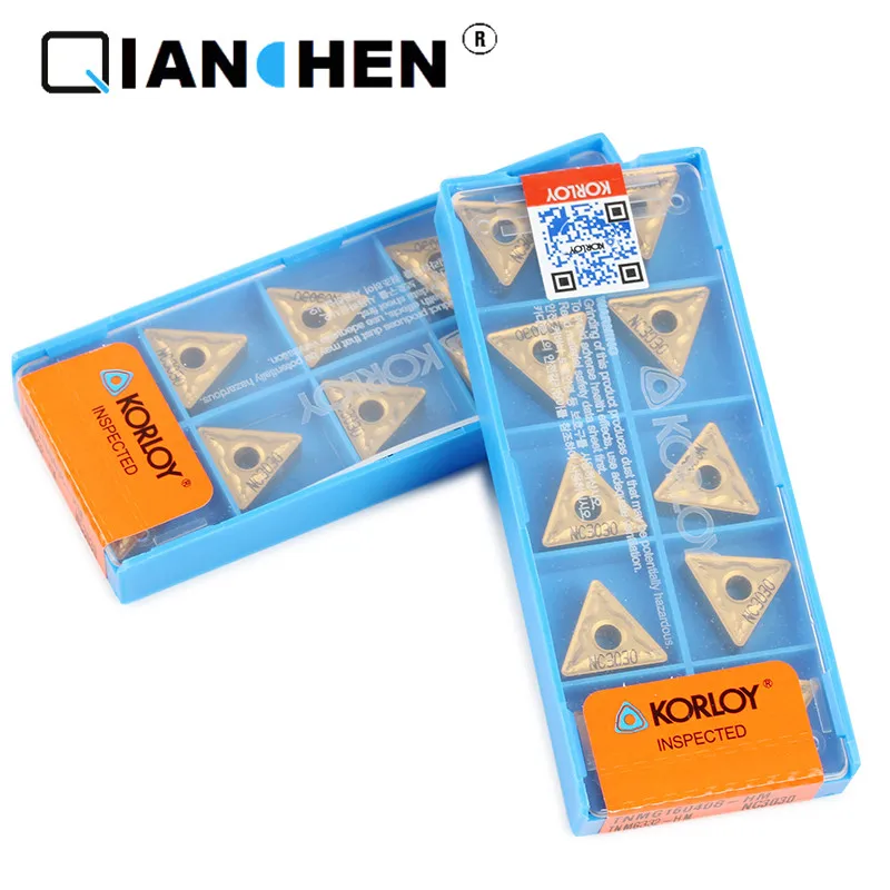 

Genuine original high quality high-performance Korea Korloy TNMG160408-HM NC3030 (10pcs/lot) CNC industry turning tool inserts