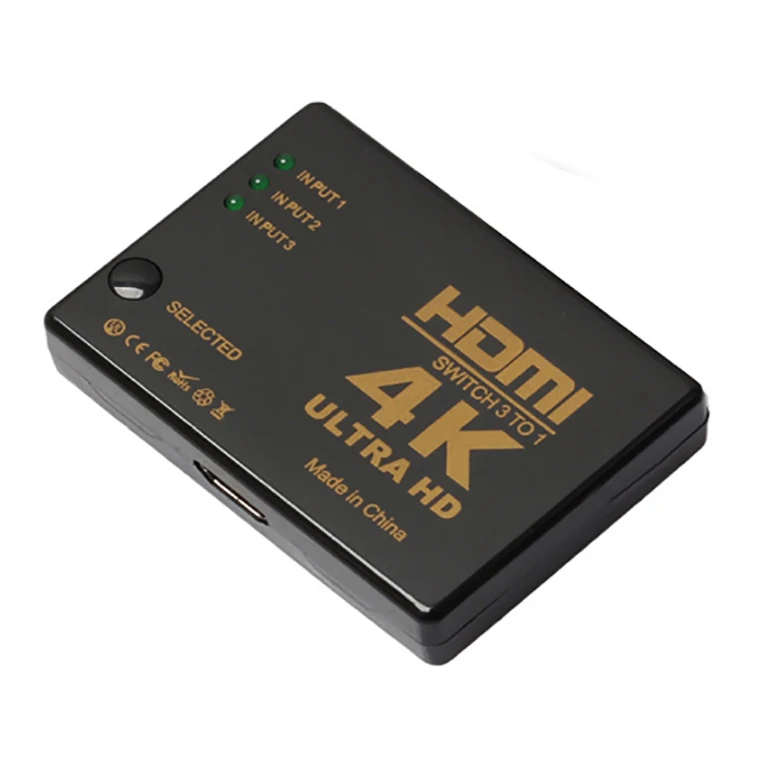 Full HD 1080 p 3 Порты и разъёмы 4 K * 2 Переключатель HDMI адаптер Splitter Box Ultra переключатель