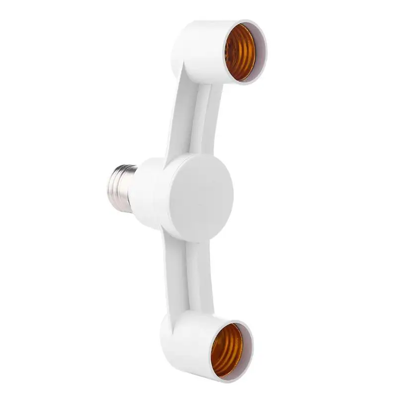 E27 лампочка адаптер розетка E27 сплиттер 2 головки основание светильника конвертер огнестойкий Материал лампочки База держатель Гнездо