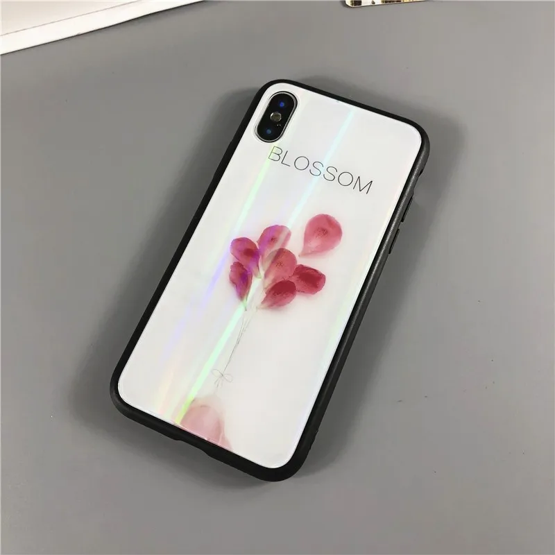 Для применения iphone 7 Чехол 8 постепенное изменение свежий плюс лазерная АВРОРА
