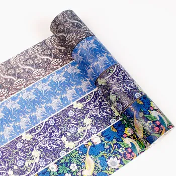 

1pc 5cm Wide William Morris Label Stikcer t19 Fashion Stikcer Stationery Craft Stikcer Decoration Tape