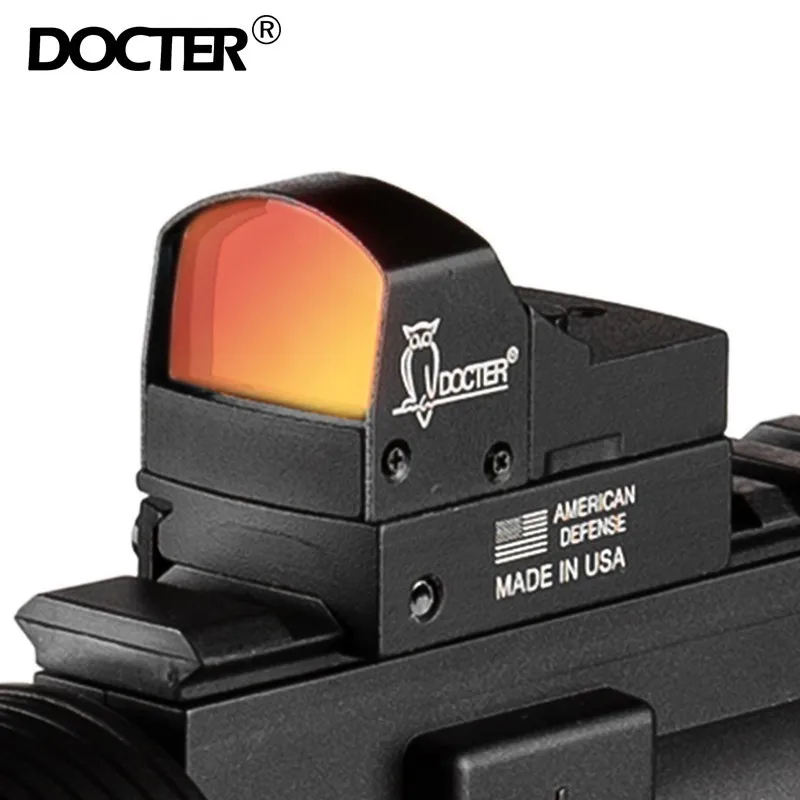 

Docter Light Control Red Dot Sight Collimator Glock / Rifle Reflex Sight Scope Fit 20mm Weaver Rail For Airsoft / Hunting Rifle