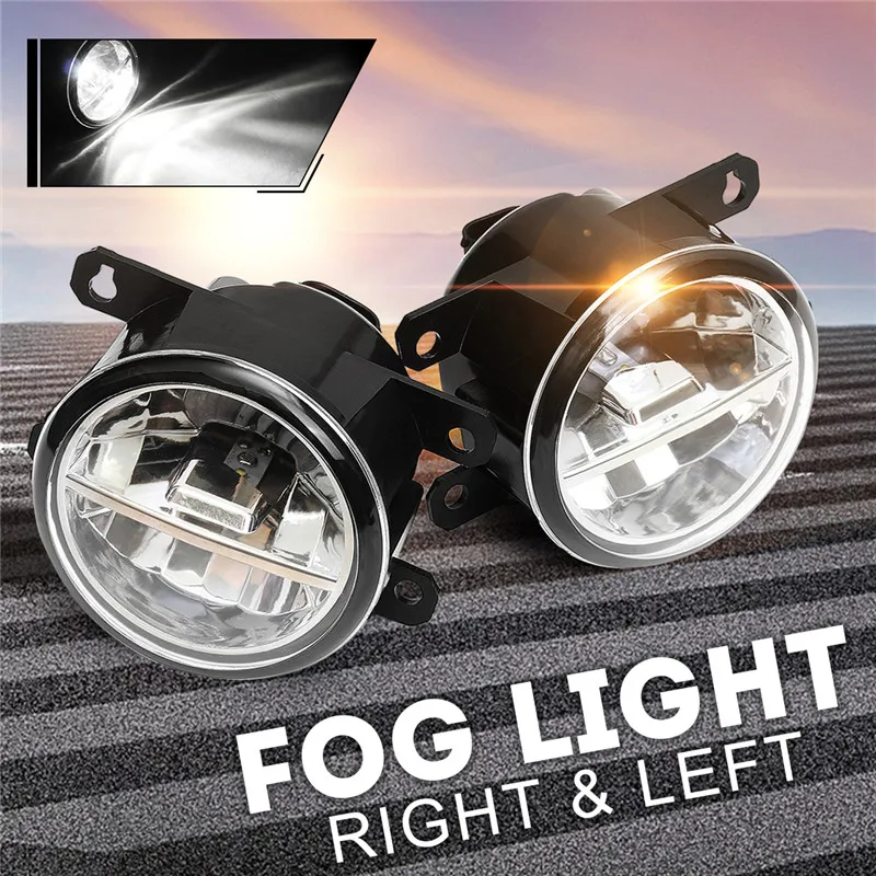 

Hot Sale White LED Car Driving Fog Lights 9LEDs Auto Fog Lights front Bumper Lamp for Honda CRV/Civic for Odyssey/Fit