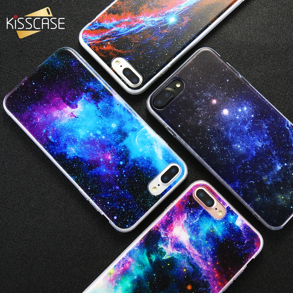 Силиконовый чехол KISSCASE Night Dream для Samsung Galaxy note 9 8 S8 S9 Plus звездное небо A3 A5 2017 A7 2018 |
