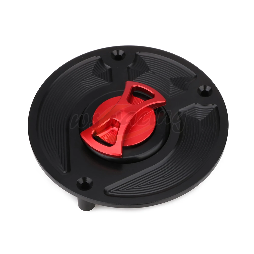 Chrome Keyless Gas Cap For Honda CBR 600 F2, F3, F4, F4i - Twist-Off Fuel Tank Cap Replacement