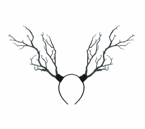 Long Antlers Tree Branches Horns Hat Hair Headband Cosplay Party