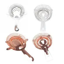 1PC нержавеющая сталь лед Фильтр Дуршлаг шейкер для коктейлей смешанный напиток ситечко бар аксессуары инструменты фильтр для льда металл