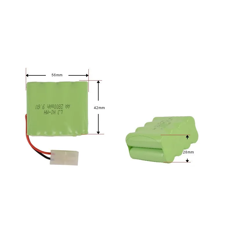 X модель) 2800mAh 9,6 V Ni-MH аккумулятор для дистанционного управления игрушечными автомобилями, грузовиками, танками, пушками, осветительными оборудованием, радиоуправляемые игрушки, AA батарея 1 шт