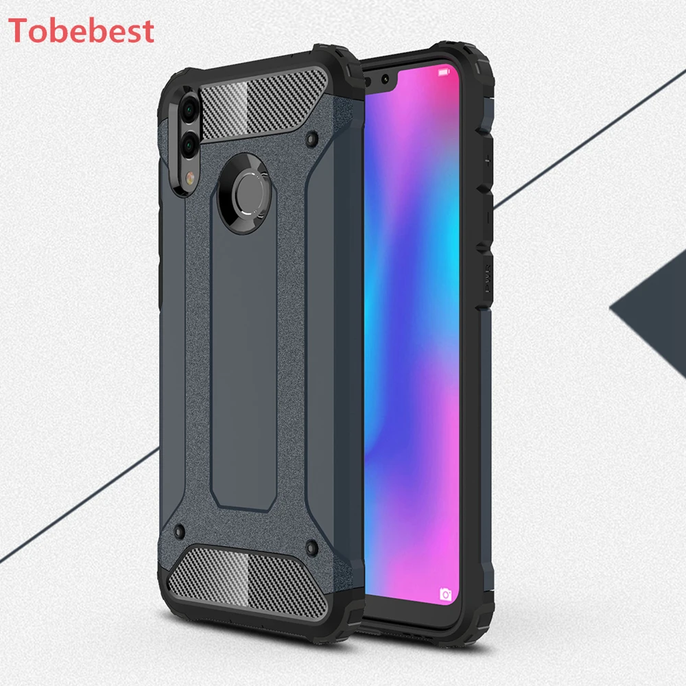 

Honor 8C Case for Huawei honor 8C Case Armor Rubber PC TPU 2 in 1 Hybrid Shockproof Cover For Coque Huawei Honor8C 8 C BKK-L21