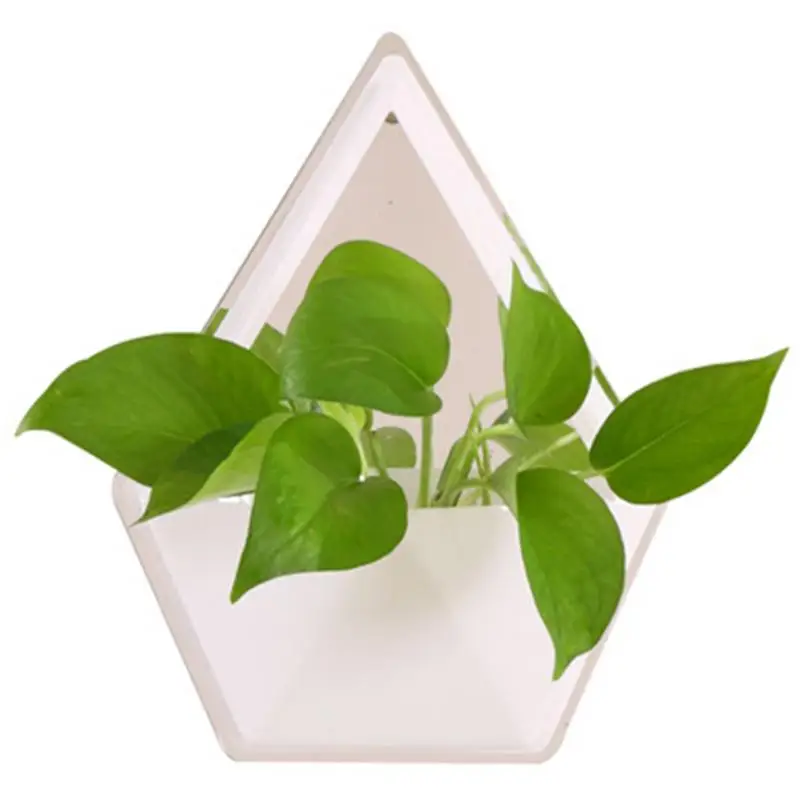1pc Acrylic Flower Pot + Iron Plant Holders Set Indoor Hanging Planter Geometric Vase Wall Decor Container Succulents Plant Pots 1pc Acrylic Flower Pot + Iron Plant Holders Set Indoor Hanging Planter Geometric Vase Wall Decor Container Succulents Plant Pots