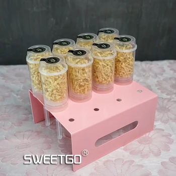 

1 Pcs 12 Hole Iron Black Cake Pop Lollipop Display Stand Server Decoration Stand Holder Base Shelf #15305