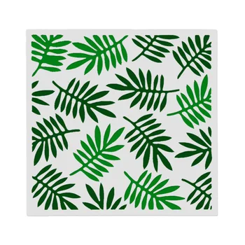 

Green Plant Leaf PVC Layering Stencils For Walls Kids Painting Scrapbooking Stamp Photo Albums Decor Embossing Paper Cards DIY