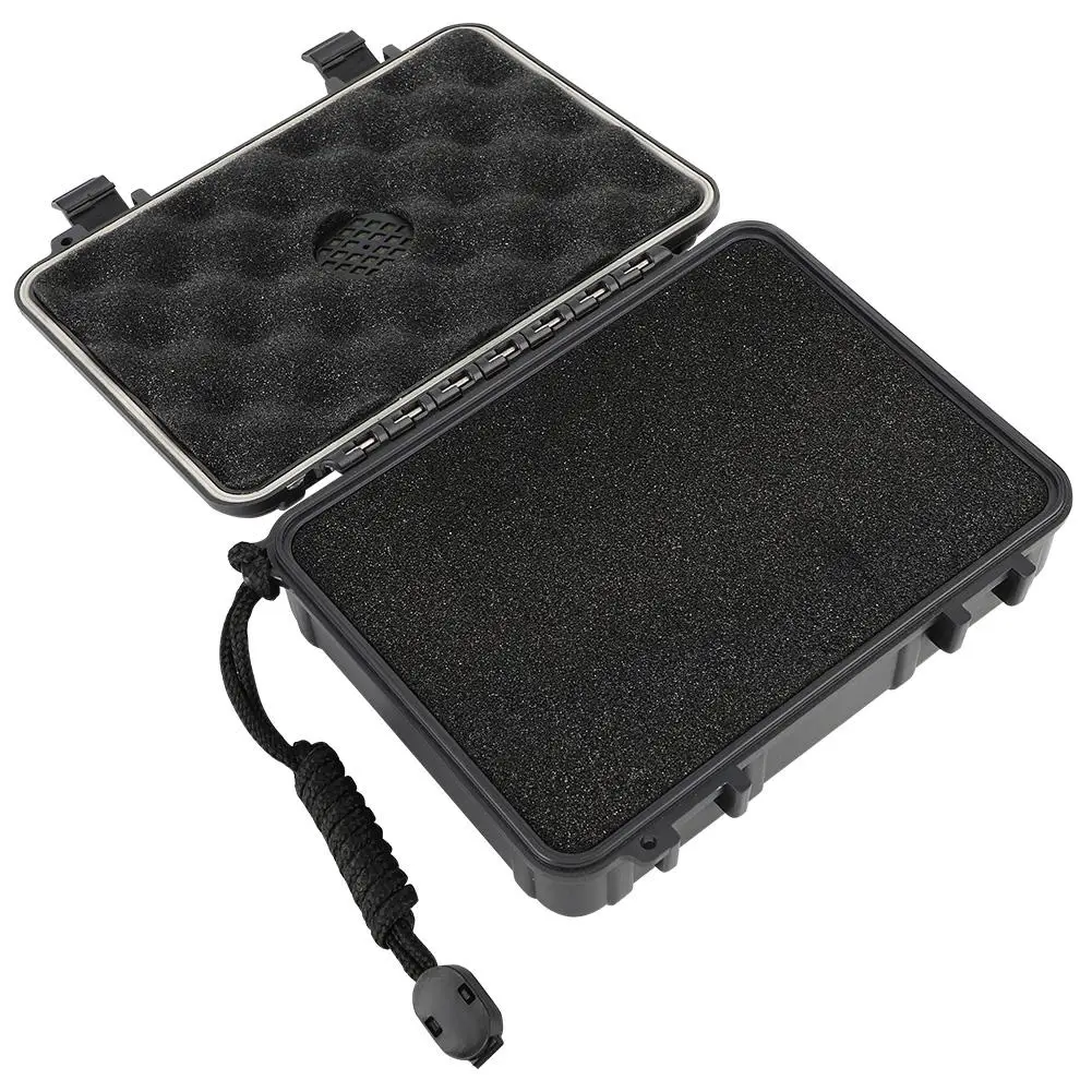 

Plastic Portable Travel Outdoor Humidor Case Cigar Holder Storage Box with Humidifier