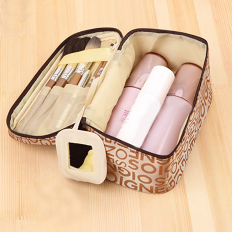 بيع تحمل أدوات الزينة حالة النساء تخزين المحمولة 1 قطعة جديد السفر الأزياء حقيبة مستحضرات تجميل للرجال ماكياج الحقيبة