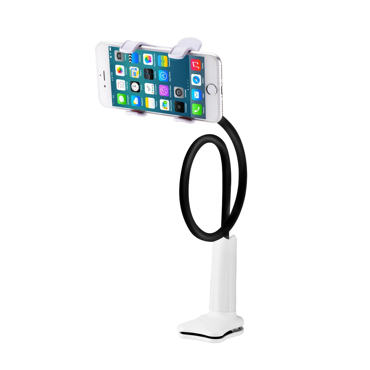 

Powstro Lazy Mount Clip Long Arm Holder Switch Mount Holder Stand Flexible for Cell Phones on Desktop Bed Night Stand