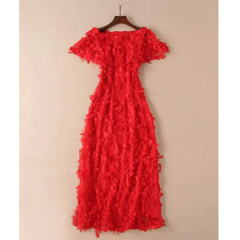 

red carpet dresses slash neck off the shoulder a line woman party dress fluffy raw cloth bohemian maxi dress summer beach wear