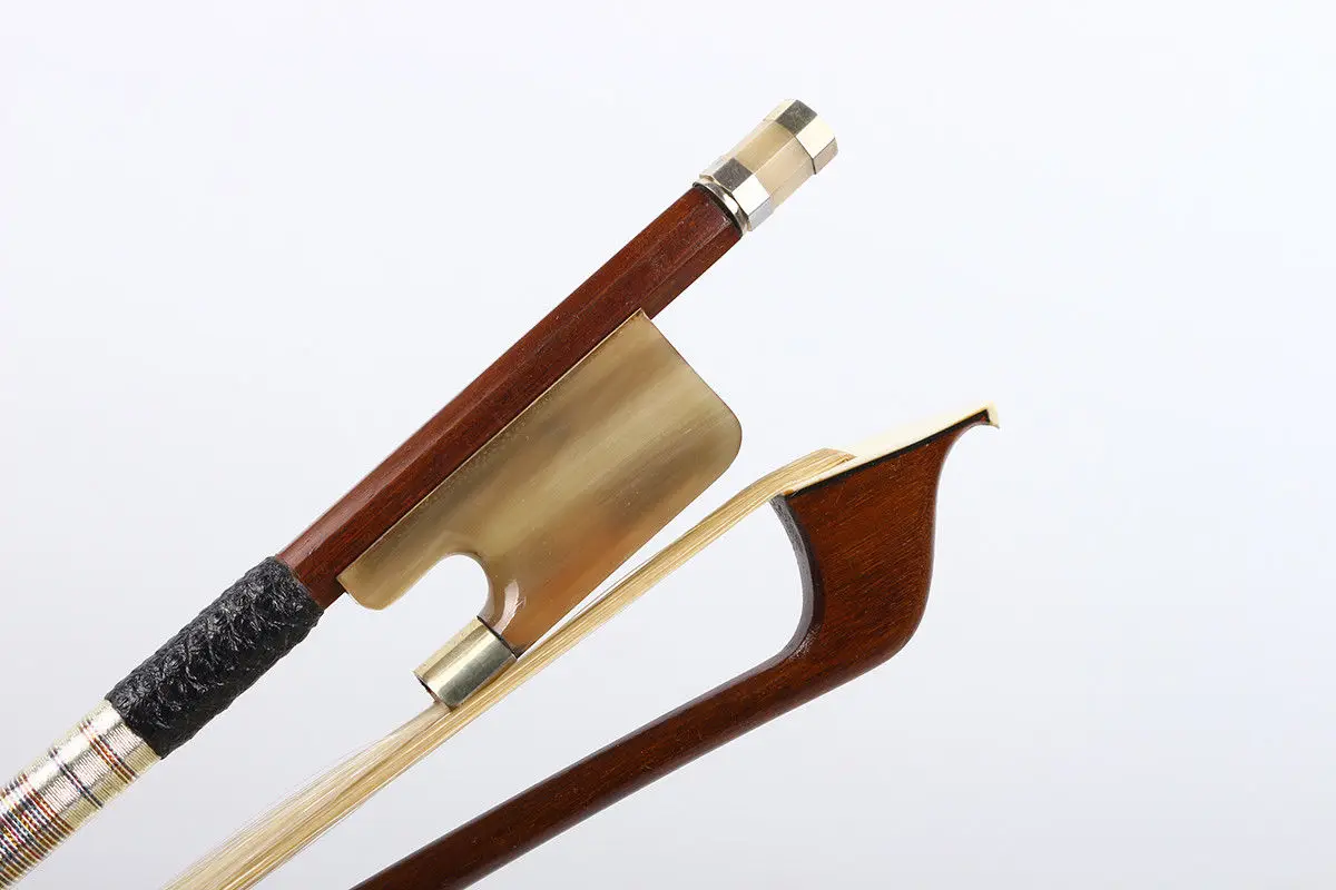 

4/4 Cello Bow Advance Brazil Wood Ox Horn Frog HIgh Quality Horse Tail