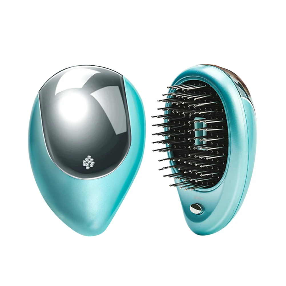 1pc Electric Comb Head Hair Care Waterproof Sound Wave Shampoo Brush