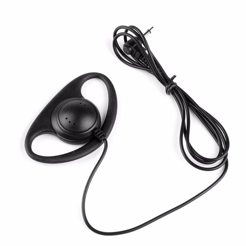 

1 PC 3.5mm D-Shape Listen Only Earpiece Headset For Two Way Radios Walkie-talkie Radio earphone