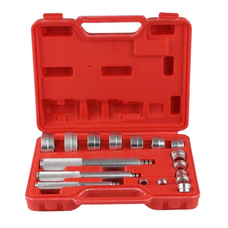 

17pcs Hand Tool Sets Small Wheel Bearing Race Seal Driver Adapters Set Aluminum Alloy Garage Tool Kit