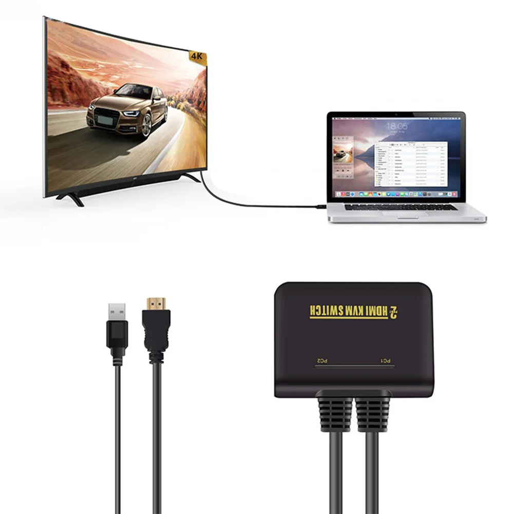 1 шт. 2 порта USB 0 HDMI переключатель KVM подключения мыши Клавиатура монитор
