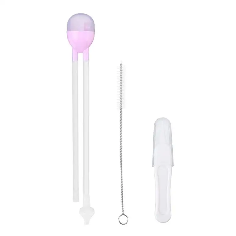 3pcs Baby Nasal Aspirator Set Infants Care Vacuum Suction Snot Nose Cleaner Nasal Baby Care Safety Nose Cleaner Accessories