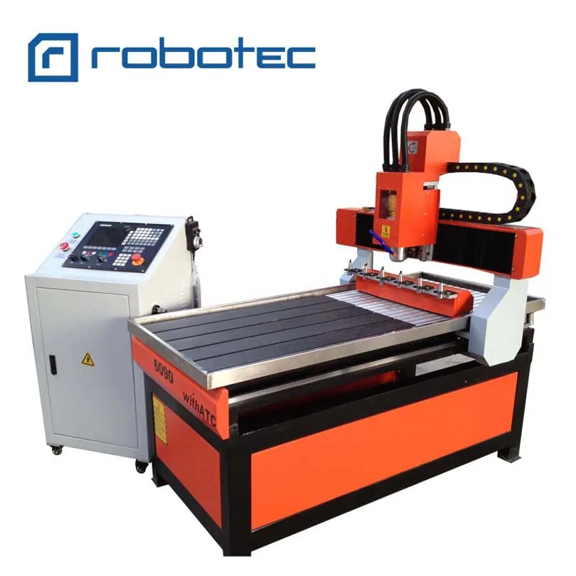 Горячая Распродажа ATC CNC Rotuer 6090 металлический гравировальный станок с ЧПУ 2 кВт