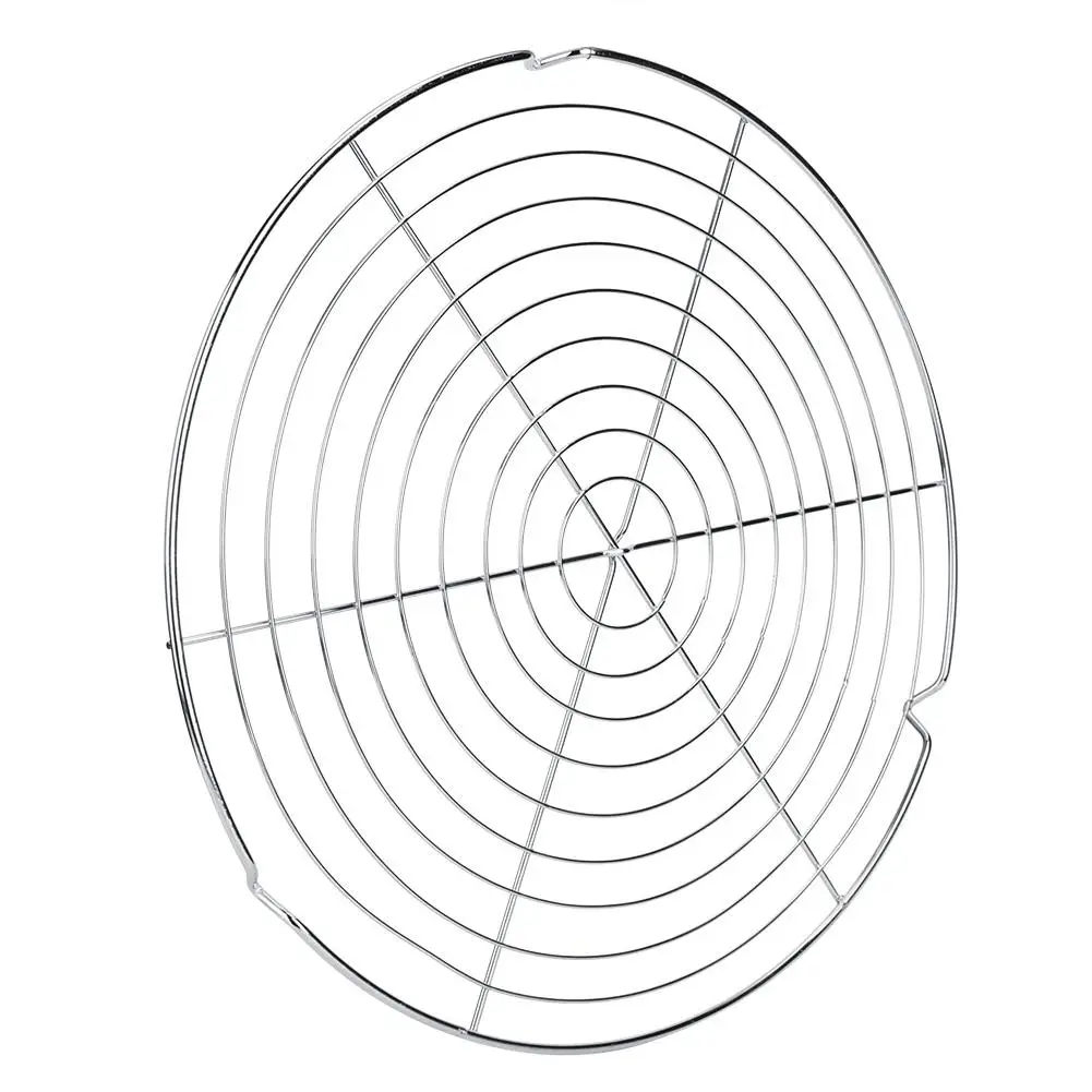 32 см многоцелевой круглый металлический крест проволока отпаривания охлаждения решетка для барбекю/углеродная решетка для выпечки/гриль/сковорода решетка принадлежности для барбекю
