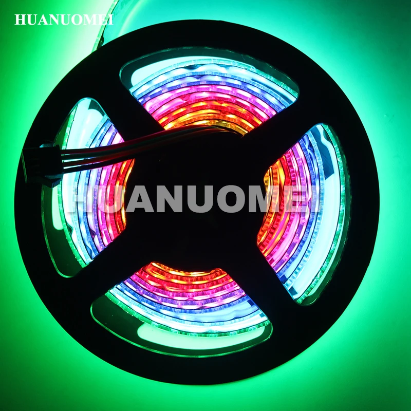 5 в постоянного тока 144 пикс./м APA107 5050 SMD RGB Светодиодная лента APA102 индивидуальное