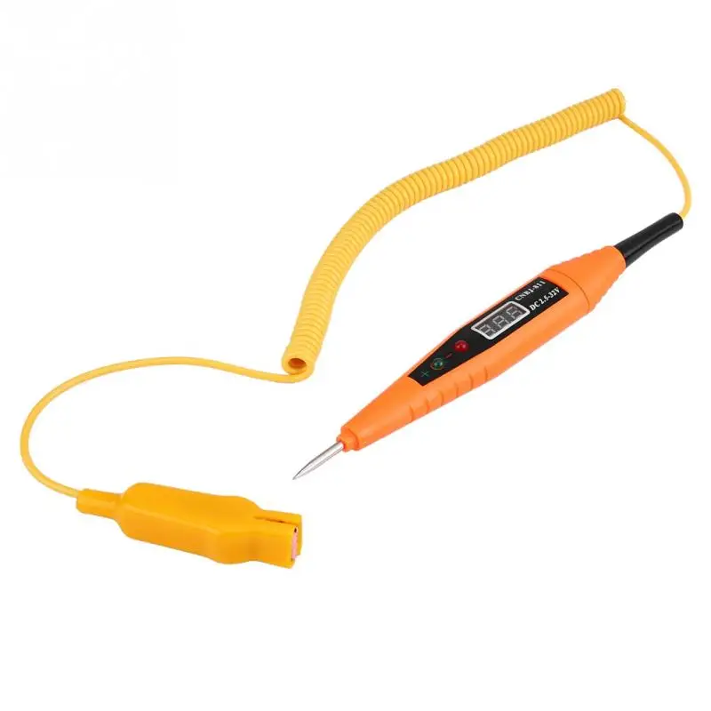 

25-32V Car Digital Circuit Tester Pencil Electrical Diagnostic Tool Power Probe Voltage Test LCD Screen Car Tools oto aksesuar