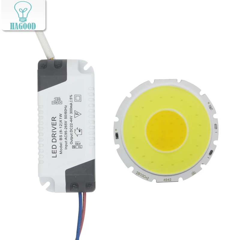 

LED COB Lamp Bead 10W 15W Two-color Light Source Chip+LED Driver Power Supply Adapter Cold/Warm/Natural White for LED Spot light