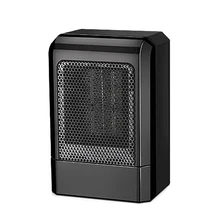 MINI calentador de cerámica portátil de 500 W, ventilador caliente eléctrico, calentador de invierno para el hogar (enchufe estadounidense)